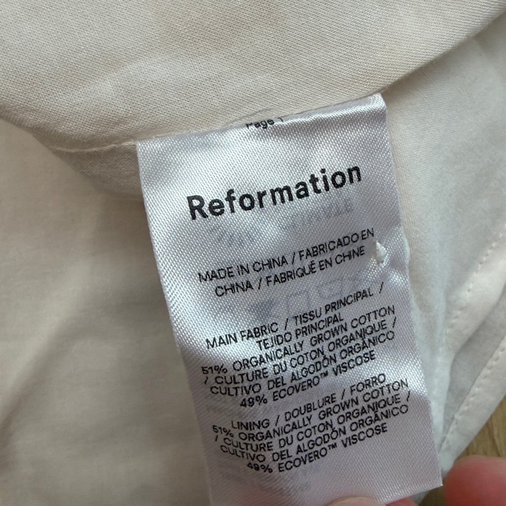 Reformation Lawrence Top SIZE 10 US - Picture 8 of 9